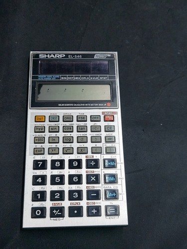 Sharp 546 calcolatrice - sharp, el-546