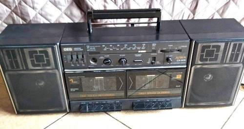 Radio aiwa w35 boombox - aiwa,
