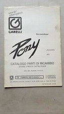 GARELLI 50 Pony SR-RACING Scooter '92 catalogo ricambi originale parts catalogue