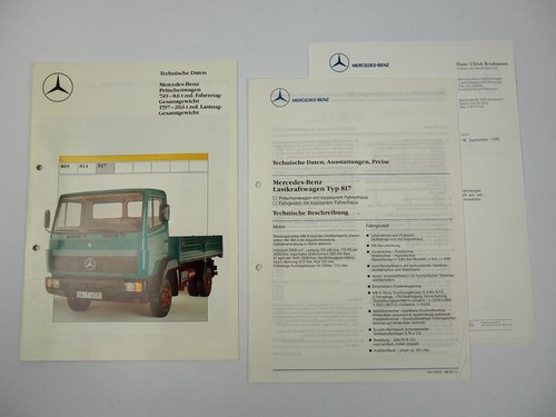Depliant mercedes benz 817 - benz,