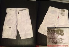 Levis Red Tab Jeans - Pantaloncini Bianchi - Bambino 2 Anni - Usato