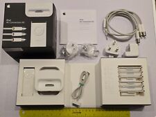 APPLE iPOD DOCK DOCKING STATION UNIVERSALE ORIGINALE A1153 TELECOMANDO ALIMENTAZIONE AV MA242ZAB