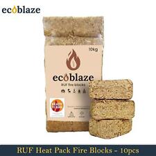 Ecoblaze RUF Heat Pack Blocchi Fuoco per Bruciatore a Legna, BBQ, Forno Pizza e Pozzi Fuoco