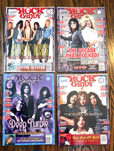 Rock candy magazine lot led - rock,