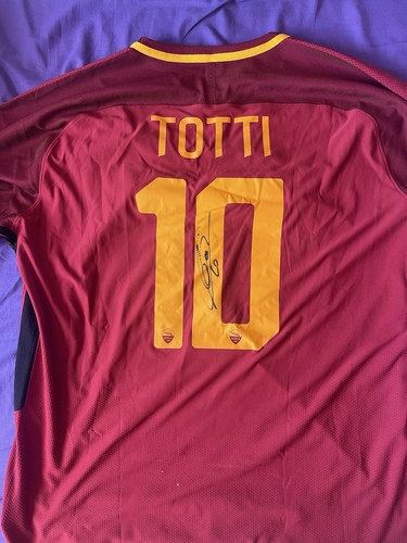 Maglia totti autografata - maglia,