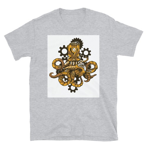 Shirt steampunk octopus - t-shirt,