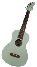 Fender Ukulele Avalon Tenore Surf Green Tastiera Noce Verde California Coast