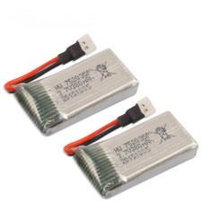 2x batteria Lipo 380mAh 1s