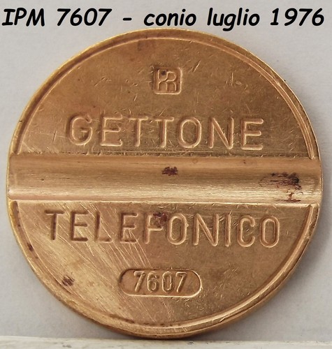 1976 gettone telefonico - gettone, ipm