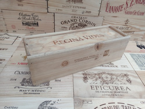 Cassetta porta vino legno - porta, in