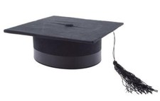 Cappello laureato tocco in tessuto con anima rigida Copricapo dottore di alta qu