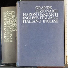 GRANDE DIZIONARIO INGLESE-ITALIANO ITALIANO-INGLESE. MARIO HAZON. GARZANTI.