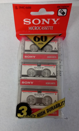 Microcassette sony 60 - sony, mc-60