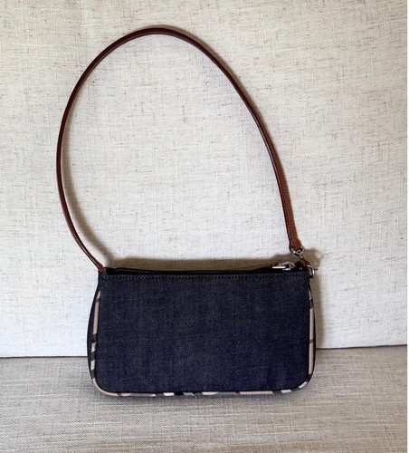 Burberry denim check plaidtrim - burberry,
