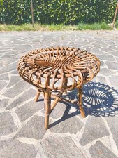 Sgabello Vimini Rattan VINTAGE