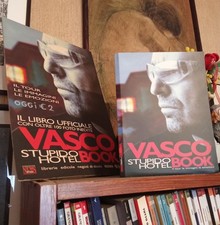 VASCO ROSSI cartonato ufficiale Stupido Hotel Book + cartellina + cartolina 