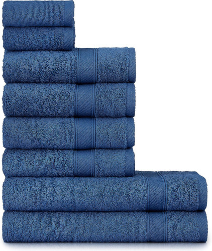 Set asciugamani bagno - set, blu
