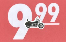 Adesivo Vintage Sticker Aufkleber Autocollant Moto Tuning CUSTOM MOTORCYCLES