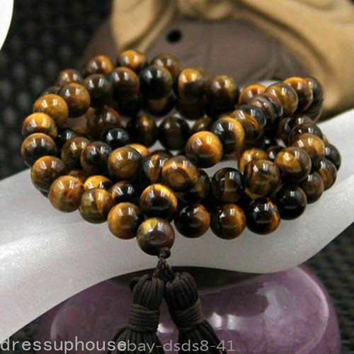 Collana mala 8mm tibet - collana,