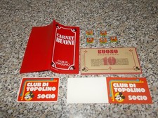 CARNET BUONI CLUB DI TOPOLINO