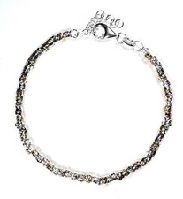 BRACCIALE PEPITE STILE DODO  IN ARGENTO MASSICCIO 925%, NUOVO DA NON PERDERE