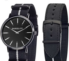 orologio uomo morellato con cinturino in tela nuovo listino 109,00