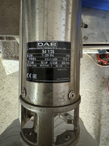 Pompa sommersa dab - hp, 1solo