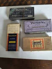 Lastre Fotografiche Vintage Ferrania Isochrom Gevachrom