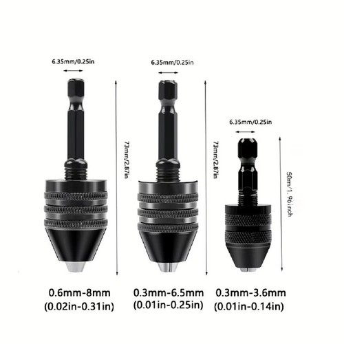 Mini adattatore mandrino - , senza