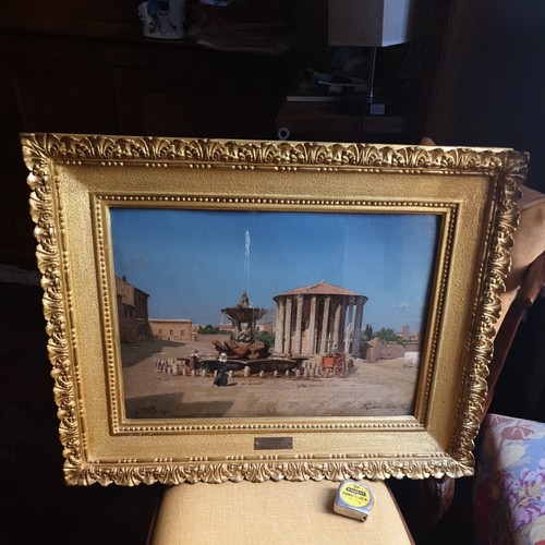 Antico dipinto roma 1877 - antico, dipinto/roma/1877.