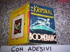 KRIMINAL N.298 ORIGINALE CON ADESIVI OTTIMO TIPO KRIMINAL-FORD-DIABOLIK-MAGNUS