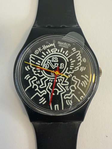 Swatch keith haring - keith, blanc