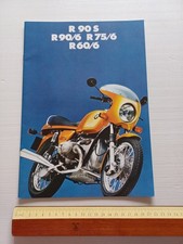 BMW R 90 S - R 90.6 - R 75.6 - R 60.6 1975 depliant moto originale ITALIANO
