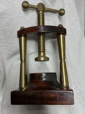 Antica Pressa A vite ottone e