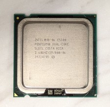 PROCESSORE CPU INTEL PENTIUM DUAL CORE E5300 2.6GHz LGA775 SLGTL