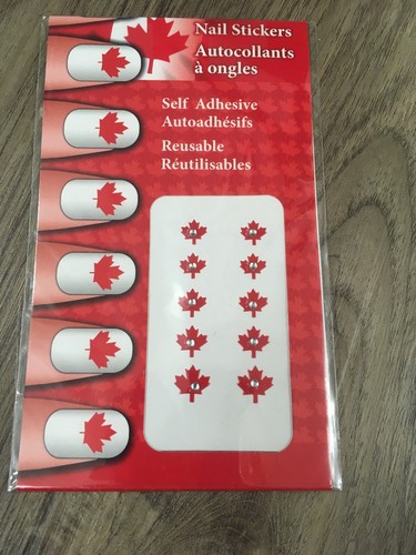 Canada day nail - day, tips