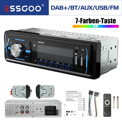 Autoradio dab 1din - 1din, con