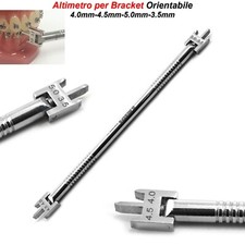 Ortodonzia Altimetro Bracket Orientabile Calibro Misura Pinza Dentale Misuratore