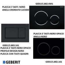 PLACCA GEBERIT SIGMA 20 2 PULSANTI PER CASSETTA INCASSO