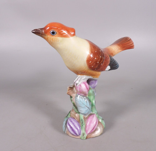 Oiseau porcelaine peinte - oiseau, à