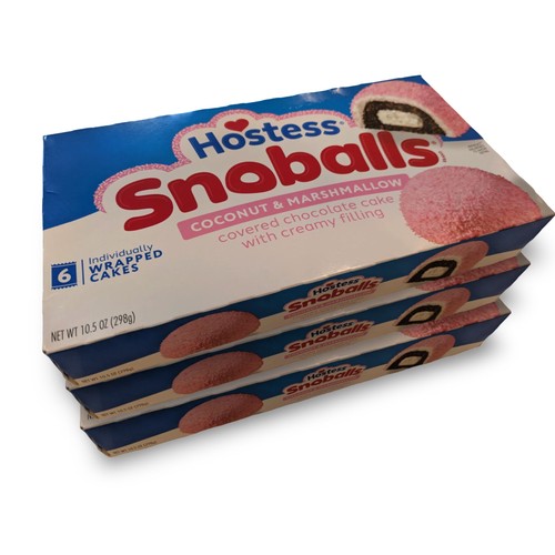 Hostess pink snoballs - hostess,