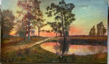 Dipinto A Olio °1908 Firmato