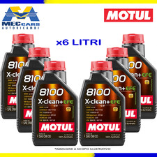 6 LITRI MOTUL 8100 X-CLEAN+ EFE 0W30 BMW LL-04 MB 229.52 VW 504 507 00 MS-11106