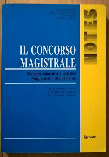 Concorso magistrale - il,