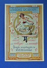 Pubblicità G F Milano Furla biancheria corredo Baruffaldi (10,6 x 15,6 cm)