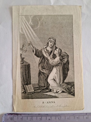 Santino holy card - card, antico