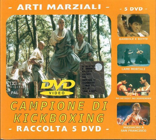 Dvd arti marziali cofanetto 5 - arti, (5
