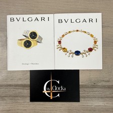 Documenti per corredo orologi e gioielli Bulgari