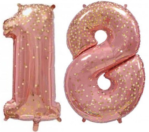 Pallone compleanno numero - , 18