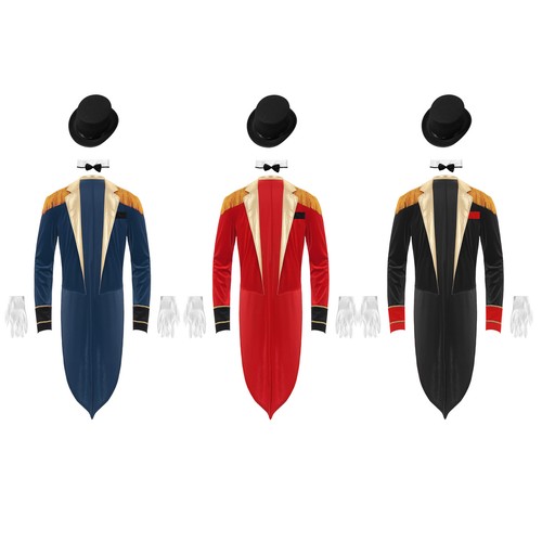Set costume uomo domatore - set,